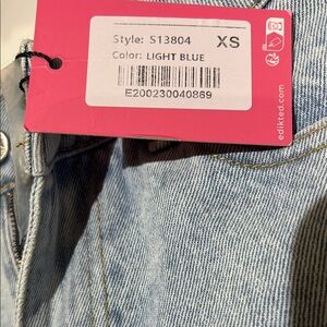 Edikted Light Blue Women's Jeans